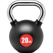 Colorful Kettlebell Dumbbell Solid 20 kg Cast Iron Kettlebell Rubber Coated image