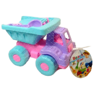 Colorful Plastic Dumper Truck Toy For Kids - Beach And Indoor Play image