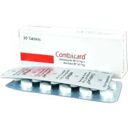 Combicard 5mg 50mg Tablet 10's Strip image
