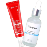 Combo 3 (Carenel Derma Alpha Arbutin Glutathione Whitening Cream 45ml and The Dermalix Niacinamide 4 Percent Plus Alpha Arbutin 2 Percent Brightening Serum 30ml) image