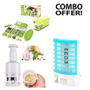 Combo Pack Nicer Dicer and Vegetable Chopper and Mosquito Lamp-multi color icon