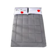 Comfort House Grey Colour Sweetnight Full Mattress Topper 7 FeetX6 Feet image