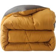 Comfort House Solid Color Luxury Lightweight Comforter Super Single Size - Yellow image