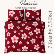 Comfort House White Blossom Comforter Set image