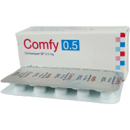 Comfy 0.5 mg Tablet 10's Strip image