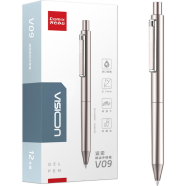 Comix Gel Pens 0.7mm,Metal Click Black Ink-1PCS image