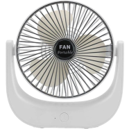 Compact Powerful And Quiet 3-Speed Battery-Powered Desktop Fan Fan Portable F138 image
