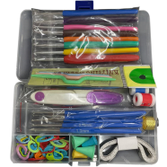 Complete 26 Pcs Crochet Hooks And Accessories Kit For Diy image
