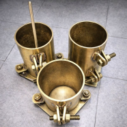 Concrete Cylinder Molds 1 Set 3 Cylinder 1 Rod 8×4 Inch image