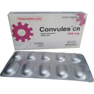 Convules CR 300 mg Tablet 10's Strip image