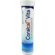 Coralcal Vita 600 Mg, 400 Iu Effervescent Tablet 16's Pack image