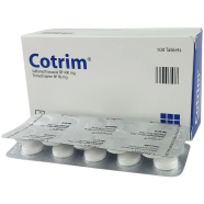 Cotrim 400mg 80mg Tablet 10's Strip image