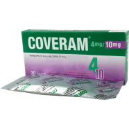 Coveram 4 mg 10 mg Tablet 10's Strip image