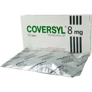 Coversyl 8 mg Tablet 10's Strip image
