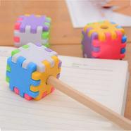 Crackles Cube Shaped Plastic Pencil Sharpener - BD - 1045243386 icon