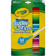 Crayola 50 Colors Supertips Washable Marker image