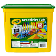 Crayola Creativity Tub 80 Pcs Set image