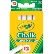 Crayola White Chalk 12 Pcs image