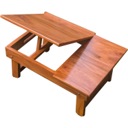 Creative Furniture Adjustable Mini Wooden Reading Table – Ideal For Study and Comfort image