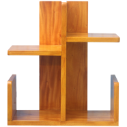 Creative Furniture Wooden Table Book Shelf (কাঠের টেবিল বুক শেলফ্)