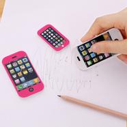 Creative Mobile Phone Pencil Eraser Kids Stationery Toys 2 Pcs image