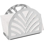 Creative Silver Color Metal Tissue Holder Storage Organizer Napkin Holder For Dinner Table image
