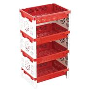 TEL Crown Fence Rack (Red Plus White)- Tel image