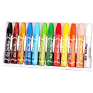 Crown Oil Pastels Color Paints Box-36 Shades image