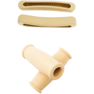 Crutch Accessory Kit 2pcs Crutch Soft Pad 2pcs Handle Grip 2pcs Grip Core Under arm Crutch Replacement Part Pad YELLOW image