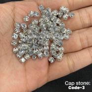 Crystal Beads With Metal Cap For Jewelry Making image