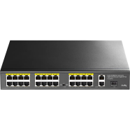Cudy 24-Port 10/100M PoE Plus Switch With 2 Gigabit Uplink Ports Plus 1 SFP Port image