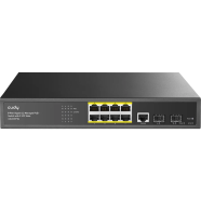 Cudy 8 Port Gigabit PoE Plus L2 Managed Switch With 2 Uplink 1.25Gigabit SFP Slot, 1x RJ45 Console Port image