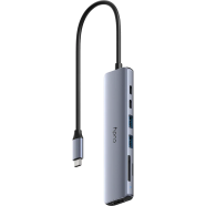 Cudy UH407 7-In-1 Type-C Hub - 4K HDMI, SD/TF Slots And High-Speed USB Ports image