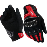 Cuirassier Tx200 Carbon Fiber Moto Non-Slip Motorbike Motocross Riding Gloves (Red) image