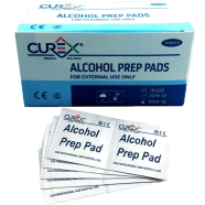 Curex Alchohol Prep Pads Box 100 Pcs icon