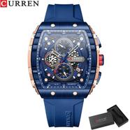 Curren 8442 Fashion Chronograph 30m Waterproof Luxury Men Quartz Watches image
