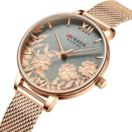 Curren Quartz Watch With Stainless Steel Strap for Women image