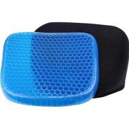 Cushion Seat Flex Pillow, Gel Orthopedic Seat Cushion Pad for Car, Office Chair, Wheelchair, or Home (Blue) image