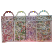 Cute Cartoon Theme Kawaii Stickers 3 pcs stickers in 1 packet image