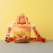 Cute Kids Straw Bottle – 400ml image