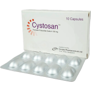 Cystosan 100 mg Capsule 10's strip image