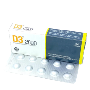 D3 2000 Iu Tablet 10's Strip icon