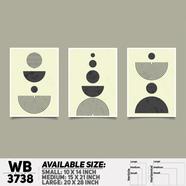 DDecorator Astrophysics Abstract Wall Decor - Set of 3 WB3738