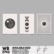 DDecorator Astrophysics Abstract Wall Decor - Set of 3 WB3742