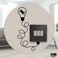 DDecorator Bird In Bulb Switch And Socket Vinyl Decals Removable Wall Sticker - SS55 icon