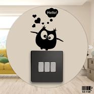 DDecorator Bird In Love Switch And Socket Vinyl Decals Removable Wall Sticker image