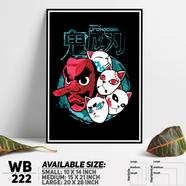 DDecorator Demon Slayer Anime Series Wall Board and Wall Canvas image
