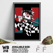 DDecorator Demon Slayer Anime Series Wall Board and Wall Canvas - WB218