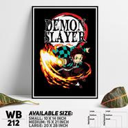 DDecorator Demon Slayer Anime Series Wall Board and Wall Canvas image