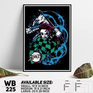 DDecorator Demon Slayer Anime Series Wall Board and Wall Canvas image